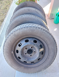 Cerchi in Ferro 15 con termiche a fine utilizzo