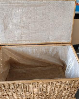 baule in rattan 
