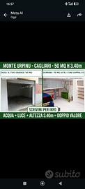 Monte Urpinu -Locale C2-50 mq H 3.40 mt-Acqua+Luce