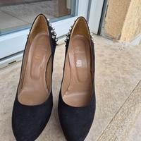 Scarpe decolté donna borchie n. 38