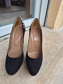 Scarpe decolté donna borchie n. 38