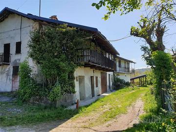 Cascina panoramica con giardino privato