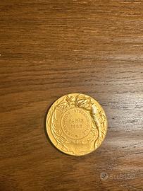 Medaglia Esposizione Internazionale di Parigi 1908