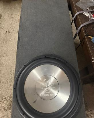Subwoofer ground zero  38 cm spl