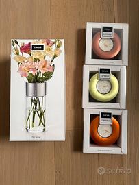 Vaso con candele Carus