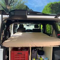 Letto struttura pieghevole jeep wrangler