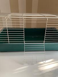 Gabbia per coniglio, con  casetta e ciotolina