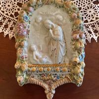 Rilievo sacro in ceramica smaltata – Fatto a mano