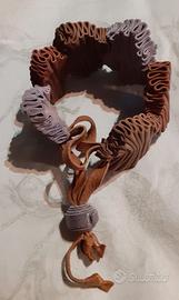 BRACCIALE ARTIGIANALE IN PELLE