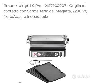 Braun 9000 pro griglia elettrica 