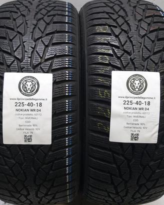 2 GOMME 225 40 18 NOKIAN A63112