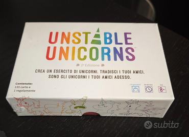 Gioco Unstable Unicorns 2° Edizione NUOVO