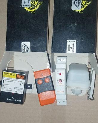 ricevente con telecomando + interruttore crepusco