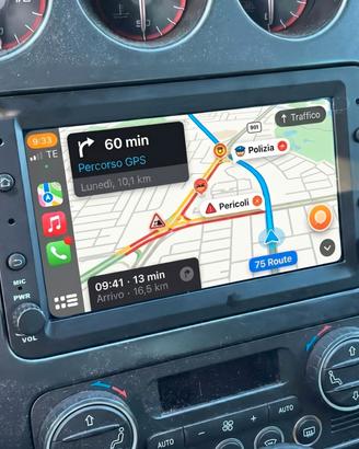 Autoradio CarPlay Android per Alfa Romeo 159