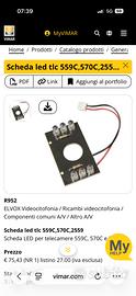 Scheda led per citofono