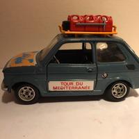 Fiat 126 tour mediterranee mebetoys 1/25