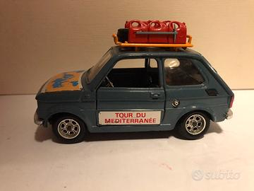 Fiat 126 tour mediterranee mebetoys 1/25