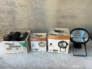 Lotto Faretti da Esterno Alogeni- Disano E Virgola