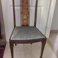 Sedie antiche coppia