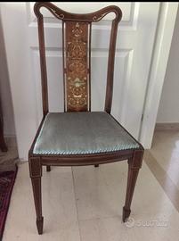 Sedie antiche coppia