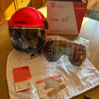 Casco jet ls2 fuxia fluo taglia s donna