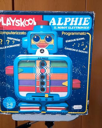 PLAYSKOOL--MB-Italia-Alphie il Robot elettronico--