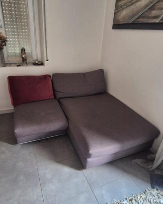 divano modulare bicolore