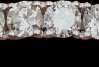 VERETTA ETERNEL ORO BIANCO 4,5 CT DIAMANTI