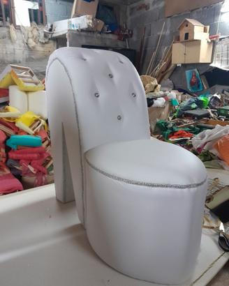 Poltrona pouf tacco scarpa