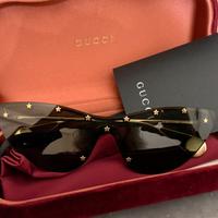 Occhiali da sole Gucci cat-eye a mascherina