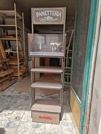 espositore panetteria nutella 