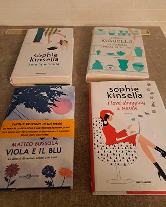 Svendita 4 libri Sophie Kinsella e Matteo Bussola