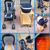 INGLESINA SET TRIO. FUORIGROTTA.