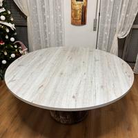 Tavolo rotondo artigianale