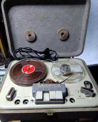 Registratore a bobine 1963 a valvole nuova faro