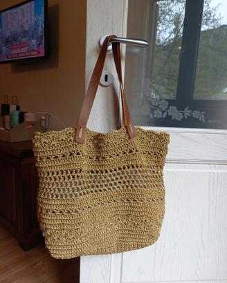 Borsa estiva  uncinetto in cordino