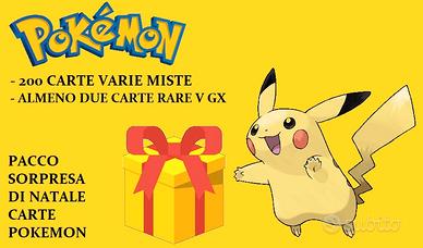 Pokémon sorpresa Natale: 200 carte, 2 rare GX EX V