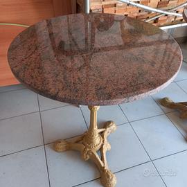 Tavolo da giardino (ghisa-marmo)