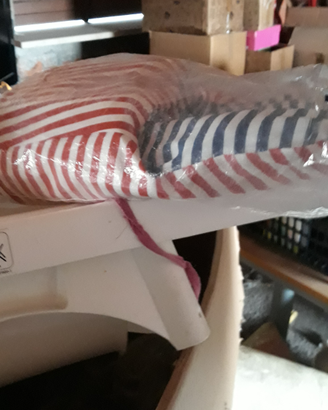 Riduzione imbottitura seggiolone ikea