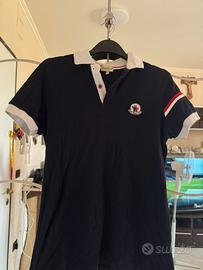 Moncler Polo Blu Navy Uomo – Taglia L