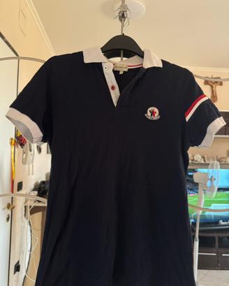 Moncler Polo Blu Navy Uomo – Taglia L