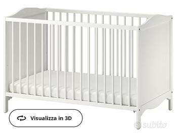 Lettino bimbi 60x120+materasso e coprimaterasso 