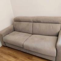 Divano letto Poltronesofà – Tessuto beige