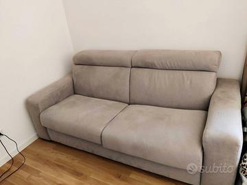 Divano letto Poltronesofà – Tessuto beige