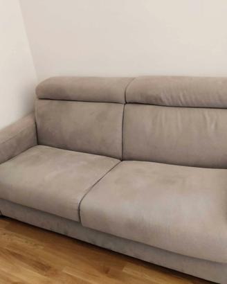Divano letto Poltronesofà – Tessuto beige