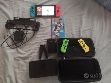 Nintendo switch con 2 controller