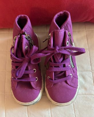 Scarpe bimba Superga N. 24 Viola