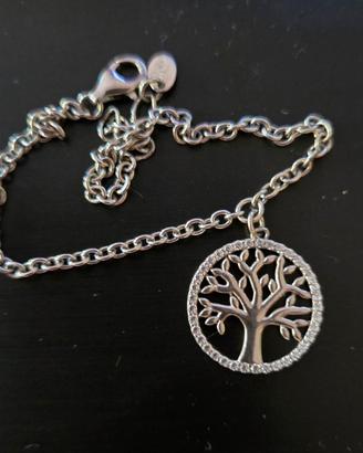 Bracciale Mabina, con ciondolo in argento