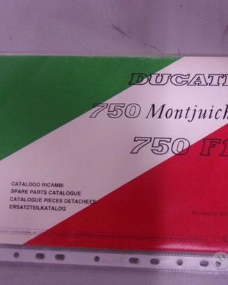 Ducati montjuich 750 750 f1 catalogo ricambi