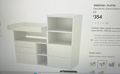 Fasciatoio con libreria